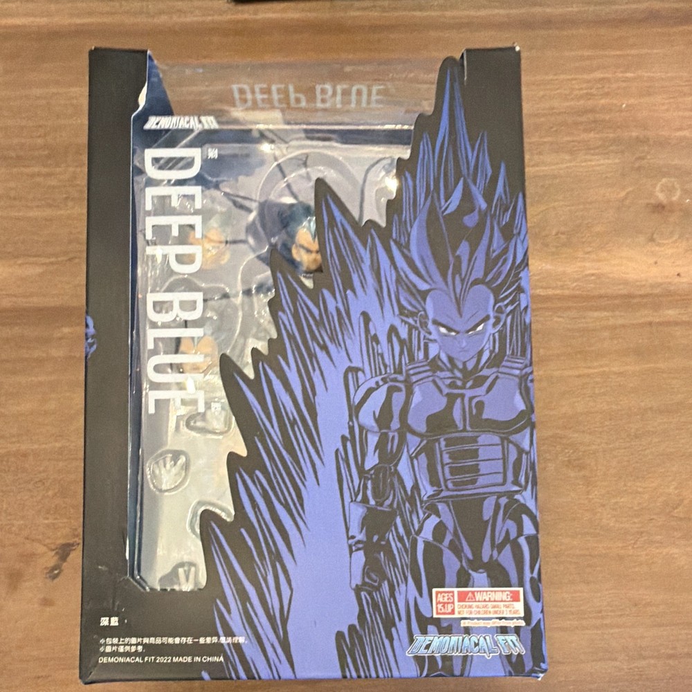 Demoniacal Fit Deep Blue Vegeta Action Figure 1/12 Scale /with Extra Head Sculpt