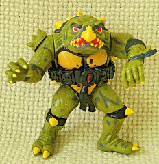 Vtg 1991 TMNT Tokka Figure 100% COMPLETE Playmates Ninja Turtles Secret of Ooze