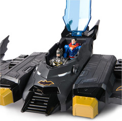 DC Comics, Metal Force Transforming Batwing, 2-in-1 Playset, Includes Batman and