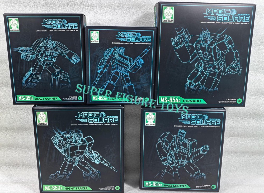 In Hand! New Magic Square Bruticus Combiner MS 51R-55R Set of 5 Action Figure