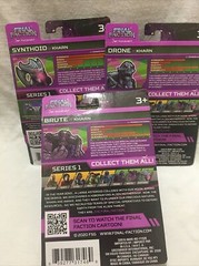 Final Faction Synthoid-Drone-Brute Lot Of 3 Figures New!