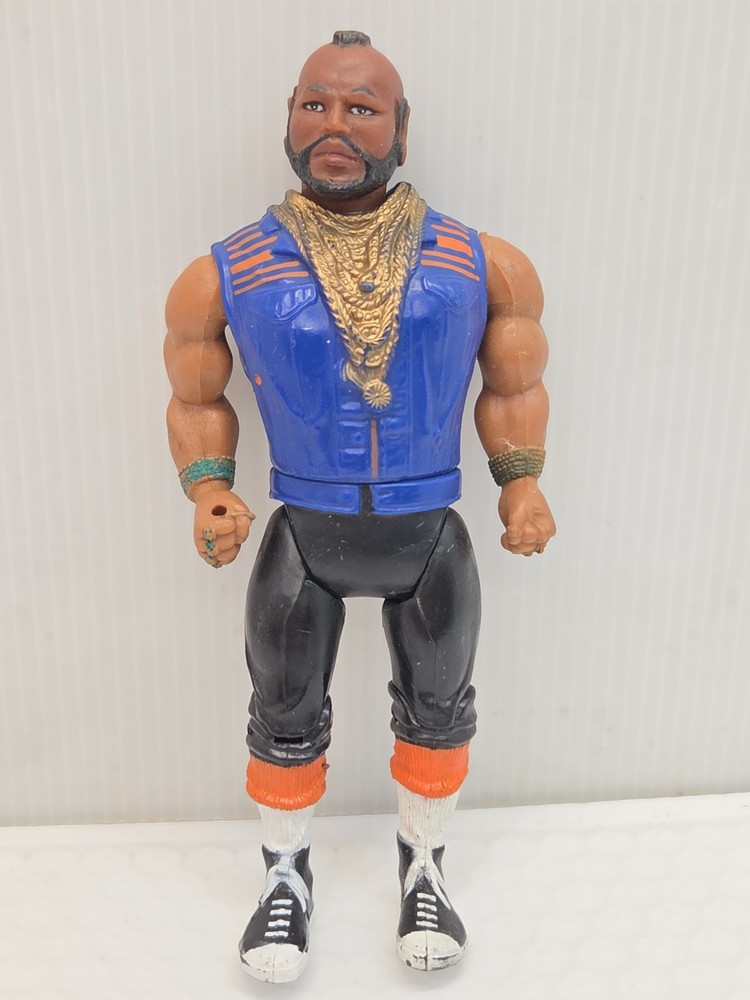 VINTAGE 1983 GALOOB 6″ CANNELL TOYS A-TEAM B.A. BARACUS MR T ACTION FIGURE