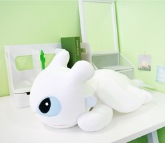 How To Train Your Dragon 3 Lying Light Fury Plush Doll 60cm 23.5″ From Korea