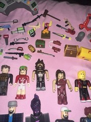 Large Mixed Lot of Robolox Action Figures & Accessories Toy Lot