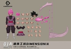 Dimensionia Studio 1/12 01A Dragon Ball God-Defier Goku Collection Action Figure
