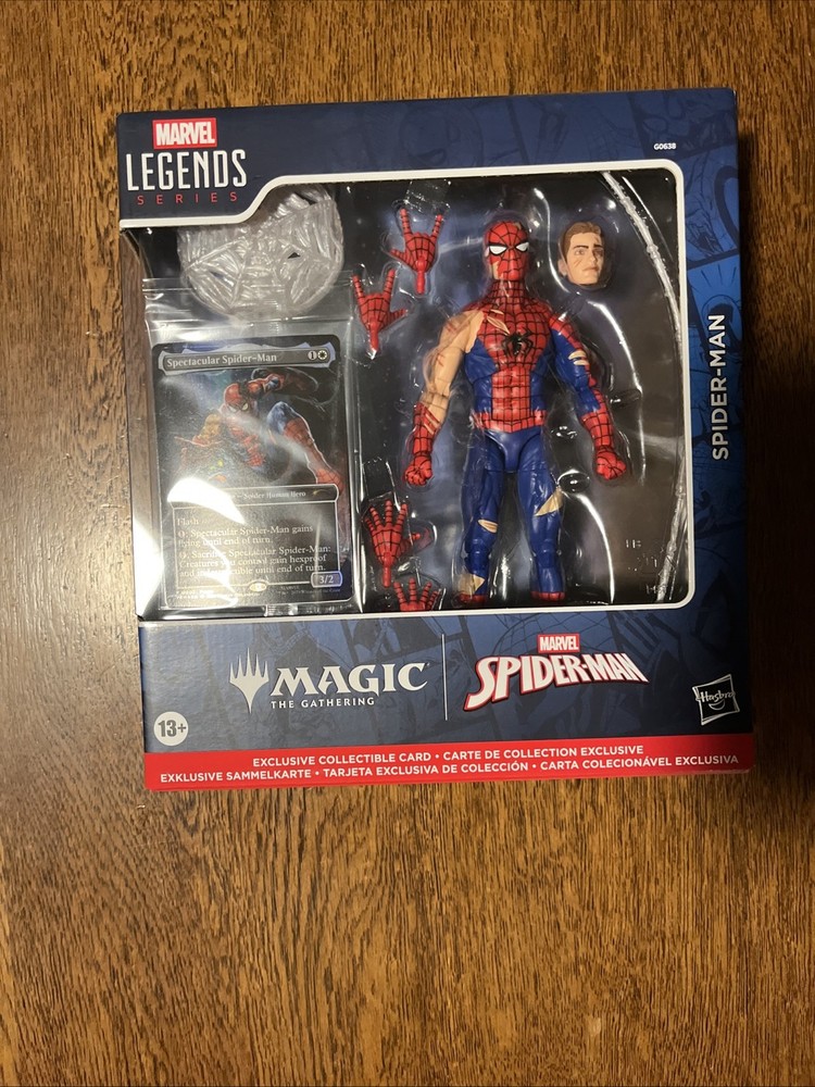 Hasbro Marvel Legends Magic The Gathering Spider-Man 6″ New Sealed W Card