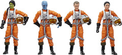 the Vintage Collection X-Wing Pilot 4-Pack, Ahsoka 3.75 Inch Collectible Action