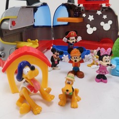 Mickey Mouse Clubhouse Mickey’s Camper Figures Accessories Pirate Toy Lot