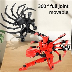 DIY Assembled Robot Model Kit – 13 Joint Spider Mecha Action Figure Toy for Kids