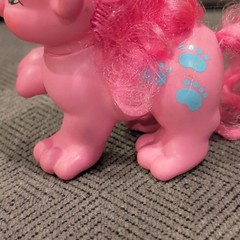 Hasbro My Little Pony LivelLion Figure Pink/Blue Plastic 1987 G1 Kingsley