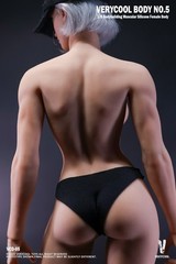 VERYCOOL VCD-05B 1/6 Female Muscular Physique Natural Skin Platinum Silicone Bod