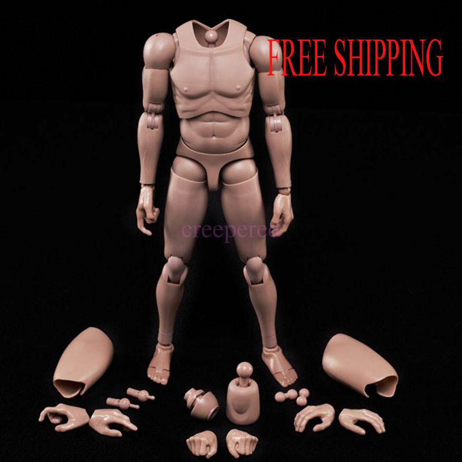1/6 MX02-A Scale Europe Skin Male Figure Body Model Toys Fit For Head with Neck