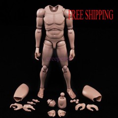 1/6 MX02-A Scale Europe Skin Male Figure Body Model Toys Fit For Head with Neck
