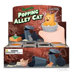 Surprise Popping Alley Cat (choose color) squeeze it, SURPRISE! – Archie McPhee