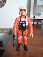 Vintage Star Wars 1978 Luke X-Wing Pilot Figure Complete KADER MIHK COO! *READ*!
