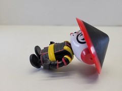 Ryan’s World Samurai Panda Action Figure Bonkers Toy 3″ Hat Armor Black Red