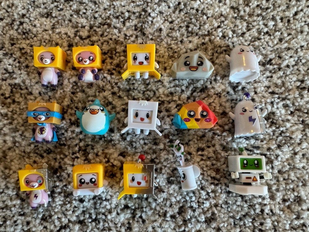 Lot of 15 LANKYBOX Series 1 2 3 4 5 6 7 Micro Mystery Figures Foxy Boxy Rocky