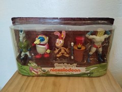 Ren and Stimpy Figurine Set – Retro 90’s Kid Cartoons – Desk and Dash Toys