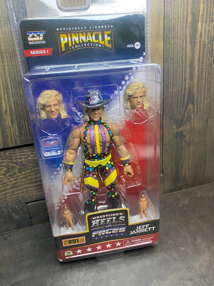 Jeff Jarrett Heels And Faces Pinnacle 1 WWE WWF WCW AEW Zombie Sailor Toys