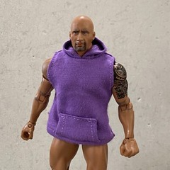 SU-SLH-PP: Purple Sleeveless Fabric Pocket Hoodie for 7″ Mattel WWE Figure