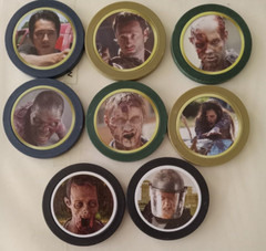 buLLS i tOy; AMC The Walking Dead Tokenz (7) **NO GLEN**