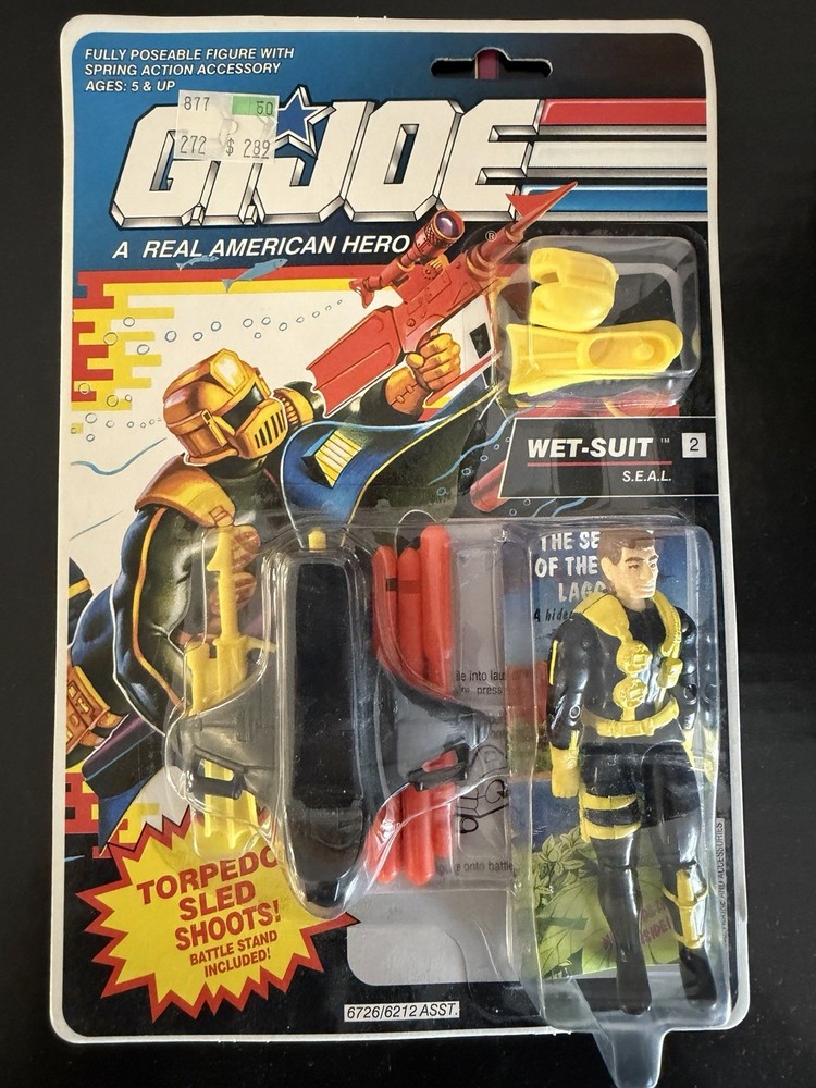 GI Joe Wet-Suit S.E.A.L. SEAL 1991 1992 Hasbro China MOC New Sealed