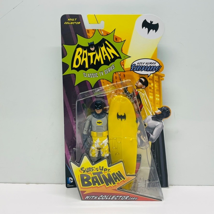 Surf’s Up Batman From Batman 66 TV series 6″ DC Universe NIP Mattel Adam West