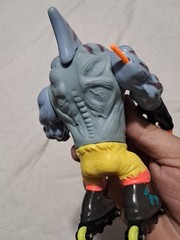 VINTAGE 1994 MATTEL STREET SHARKS BLADES ACTION FIGURE STREEX ROLLER See Pics