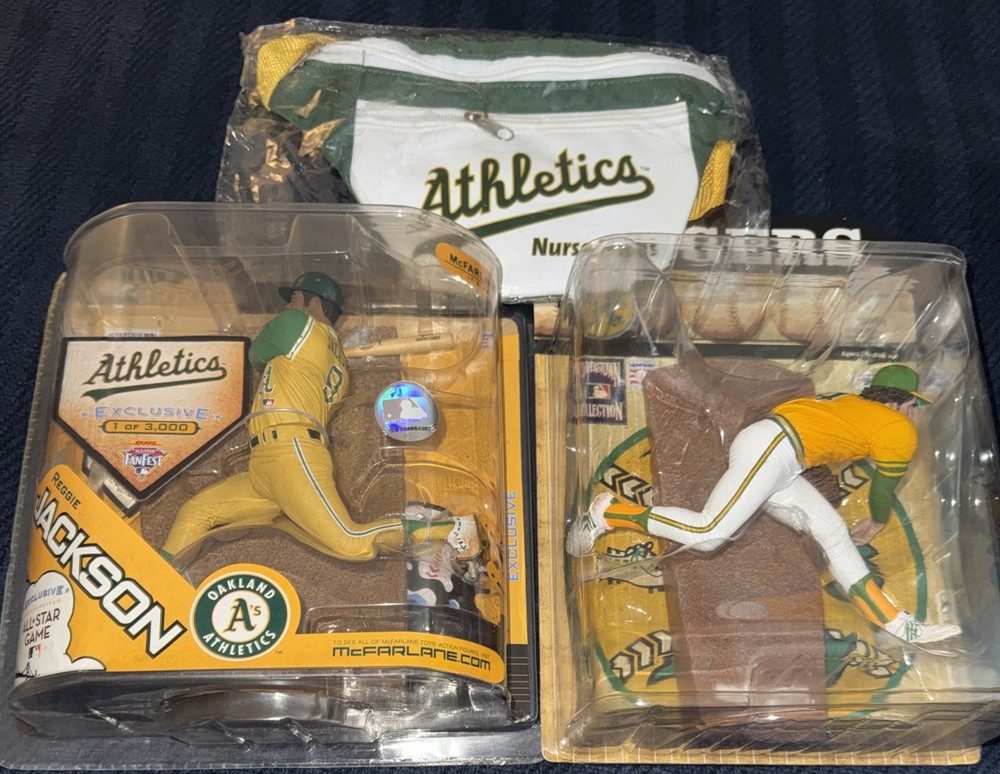 McFarlane Reggie Jackson And Rollie Fingers Figure Limited EDITON /3000 NIB