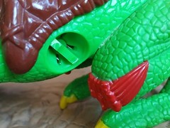 VTG TMNT CAVE TURTLE RALPH TUBULAR PTERODACTYL DINOSAUR INCOMPLETE PARTS ONLY