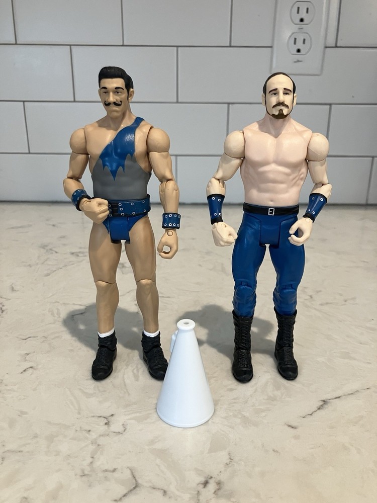 WWE Mattel Basic Battle Pack 41 Vaudevillains Simon Gotch Aiden English Figures