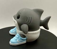 Baby Tralalero Tralala | Italian Brainrot 3D Printed Figurine