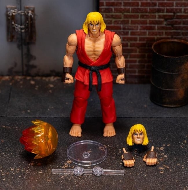 Street Fighter II 6″ Ken Figure Action Figure, Toys for Kids and Adults