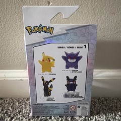 Jazwares Pokémon 30th Ann. Glitter Series 1 Pikachu Umbreon Gengar Morpeko