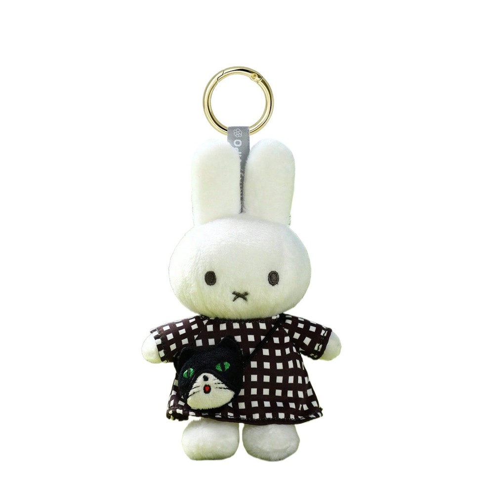 VIPO Miffy Plush Pendant Doll Miffy Bunny Soft Cute Bag Charm Keychain