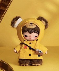 Pop Mart Hirono x Kodak Click Bear Plush Doll Pendant Authentic Factory Sealed