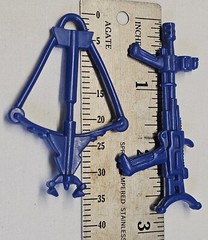 Vintage 1991 Ground Chuck Ninja Turtles TMNT Weapon Accessory Lot 4 Toys Orig.