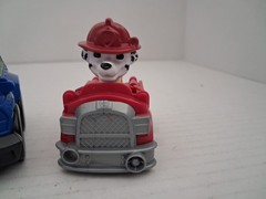 Paw patrol racer Marshall Fire truck attached figure Chase in police car lot 2