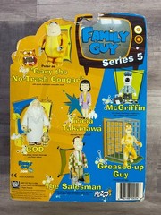 Family Guy Series 5 “GREASED-UP GUY” Action Figure Mezco SEALED J2