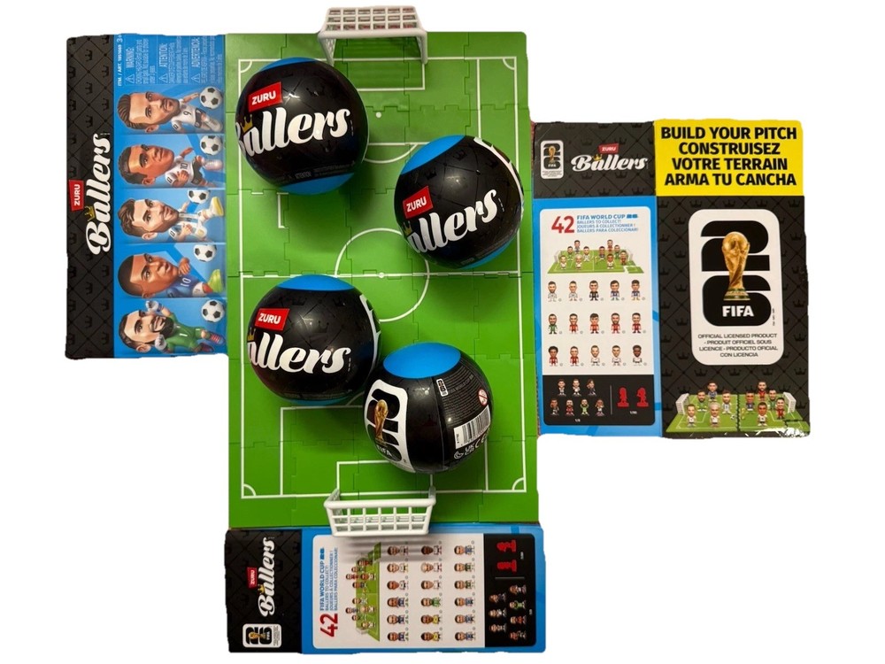 FIFA World Cup 2026™ Ballers Series 1 (4 Pack) by ZURU Official Licensed Product