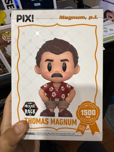 Thrilljoy Pix! Rock The Block Thomas Magnum PI SDCC 2026 1500 LE Hero