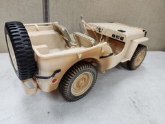 HASBRO 2002 1941 Willys Jeep G1 Joe Desert Patrol Vehicle. Missing Pieces