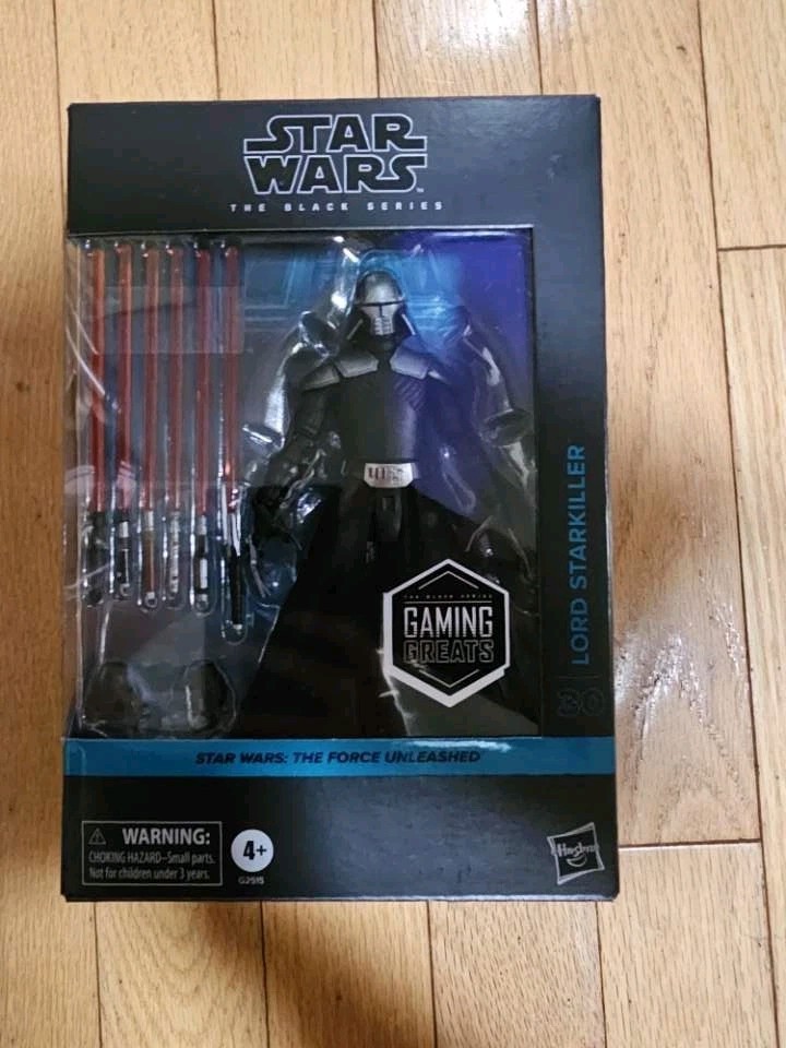 STAR WARS BLACK SERIES LORD STARKILLER FORCE UNLEASHED DELUXE FIGURE #30 IN HAND
