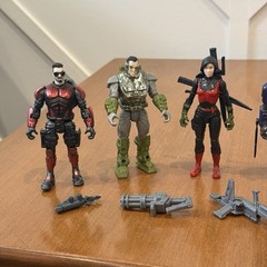 Greenbrier Final Faction Lot of 8 Figures Alpha Team Soldiers Accessories Weapon
