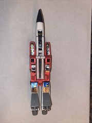 1992 Hasbro Decepticon Starscream transformer Jet TAC N34221