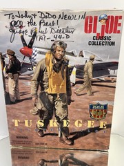 GI JOE TUSKEGEE FIGHTER PILOT Classic Collection Autographed Signed Captain