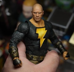 11-BKAD-UV: Dwayne Johnson Rock head for McFarlane Black Adam Figure – UV Ver.