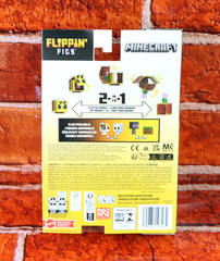 Minecraft Flippin Figs 2-in-1 Bee & Flower Pot Video Game 15 Years Action Figure