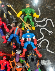 HUGE LOT Marvel Super Hero Mashers -Spiderman, Doc Ock, Groot, Hulk, Loki + more