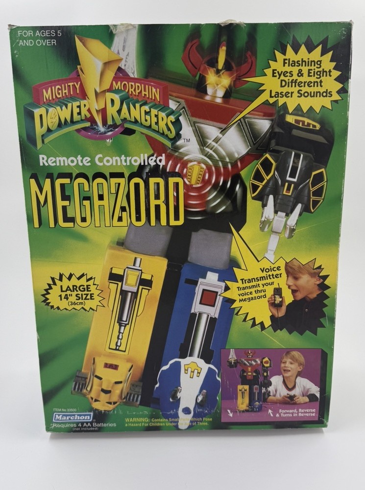 Remote Controlled Megazord Mighty Morphin Power Rangers 1994 Marchon NEW SEALED